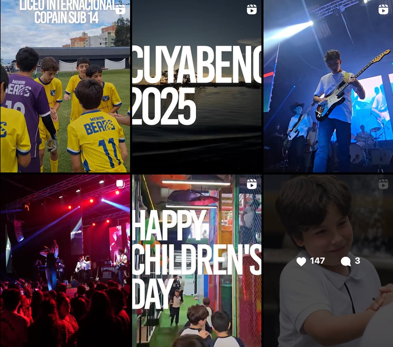 Feed de Instagram del Colegio Intisana